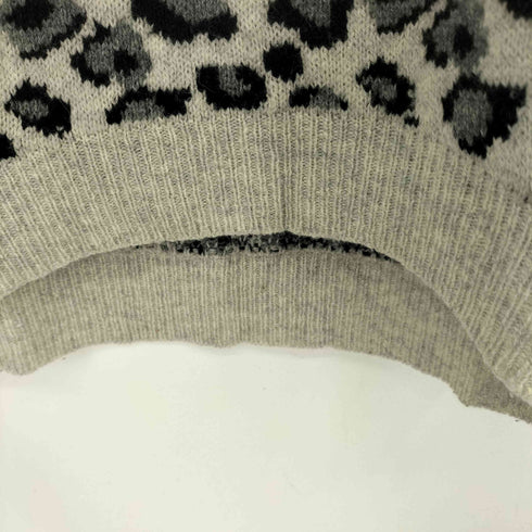 マウジー moussy レオパードニット レディース