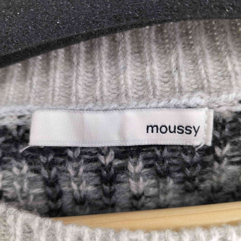 マウジー moussy レオパードニット レディース
