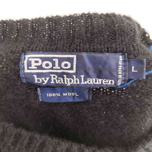ポロバイラルフローレン Polo by RALPH LAUREN ポニー刺繍ウールクルーネックニット メンズ JPN:L