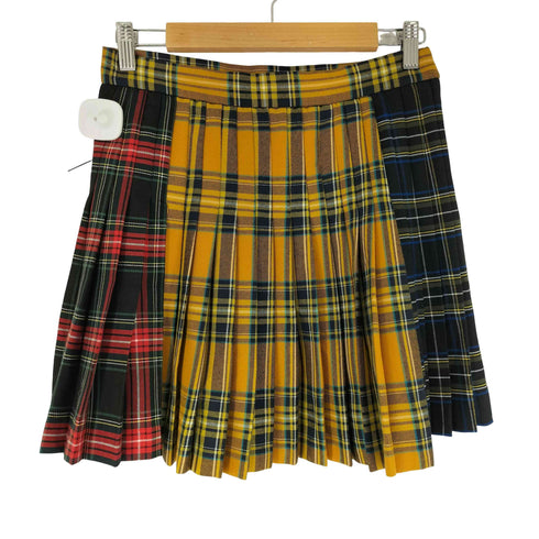 ザラ ZARA Tartan Kilt Skirt Pleated レディース US S