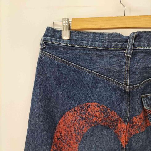 エヴィス EVISU LOT.2000 ビッグカモメ ストレートデニムパンツ メンズ 32/34