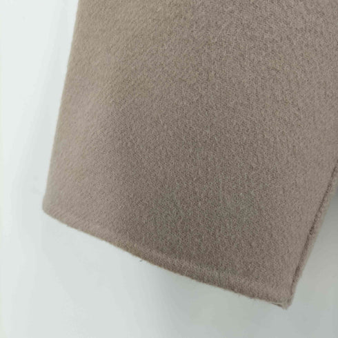 マックスマーラステュディオ MAX MARA STUDIO CUCITO A MANO カシミヤ混ダブルフェイスフーデットジャケット レディース 40
