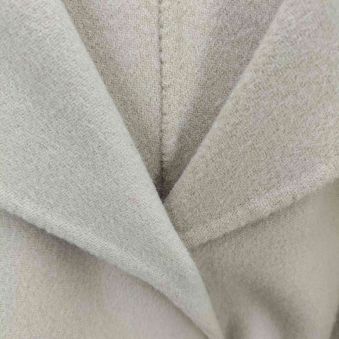 マックスマーラステュディオ MAX MARA STUDIO CUCITO A MANO カシミヤ混ダブルフェイスフーデットジャケット レディース 40