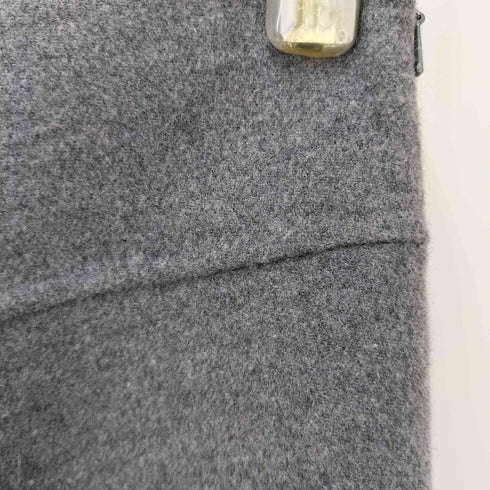 エスマックスマーラ S Max Mara CUCITO A MANO ラムウールタックスカート レディース 40