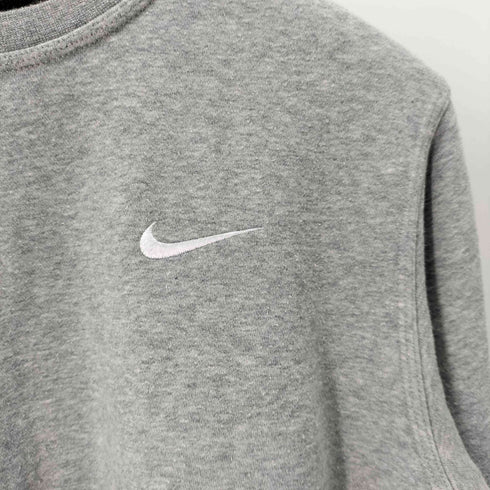 ナイキ NIKE ワンポイントスウォッシュロゴ刺繍 クルーネックスウェット レディース import:L