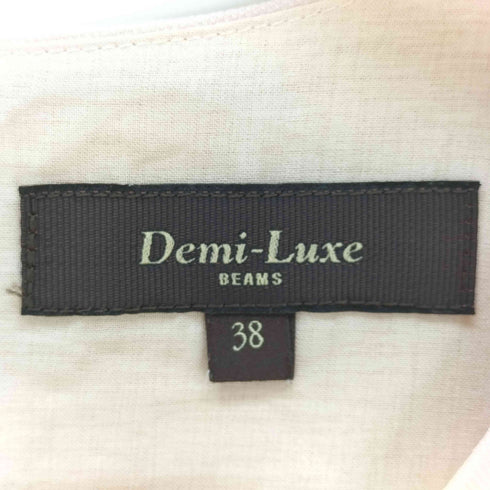 デミルクスビームス Demi-Luxe BEAMS ノースリーブブラウス レディース DE:38