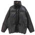 ザラ ZARA フェイクレザー パフ ダウンジャケット メンズ import:M
