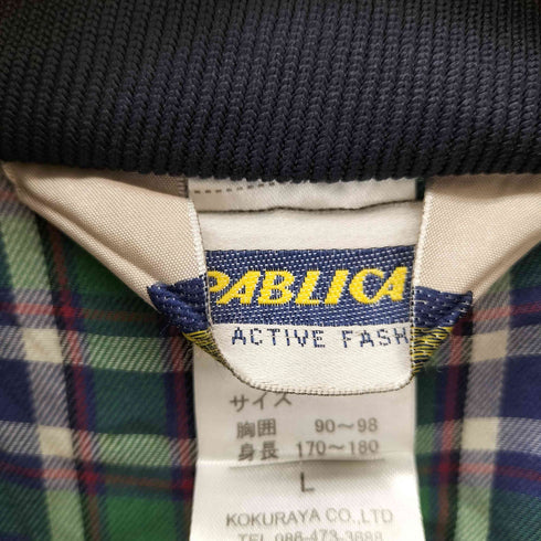 PABLICA 裏地チェックスイングトップ メンズ import:L