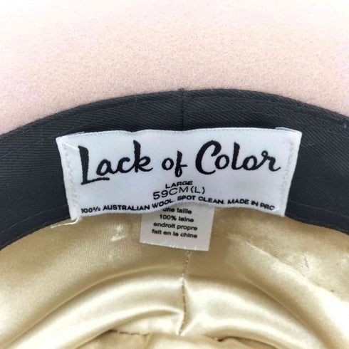 lack of color ウールハット メンズ L 59cm
