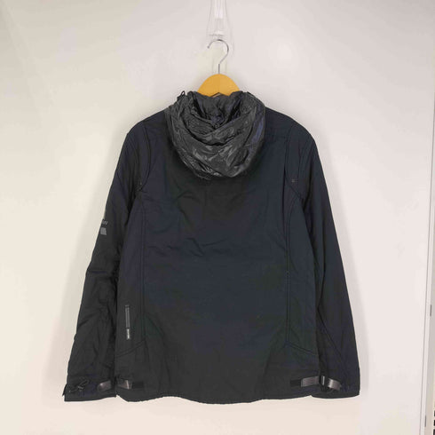 ジースターロー G-STAR RAW アームロゴプリント 素材切替 フーデッドジャケット メンズ import:XL