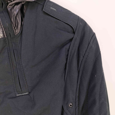 ジースターロー G-STAR RAW アームロゴプリント 素材切替 フーデッドジャケット メンズ import:XL