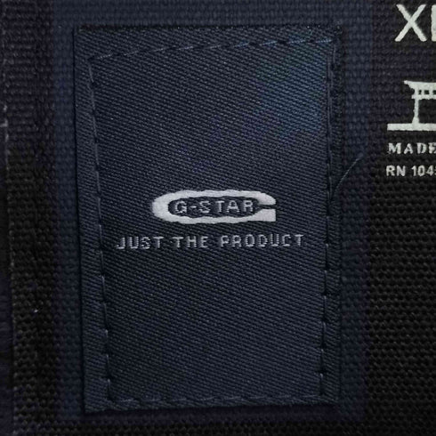 ジースターロー G-STAR RAW アームロゴプリント 素材切替 フーデッドジャケット メンズ import:XL