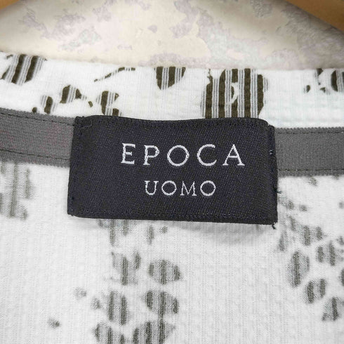 エポカウォモ Epoca uomo フローラル Vネックカットソー メンズ EUR:46