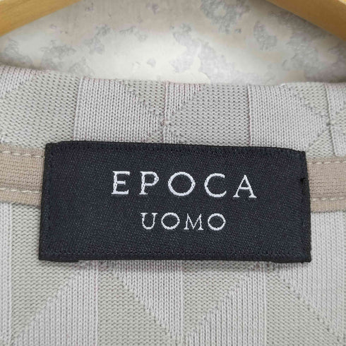 エポカウォモ Epoca uomo ジオメトリックリンクスVネックカットソー メンズ EUR:46