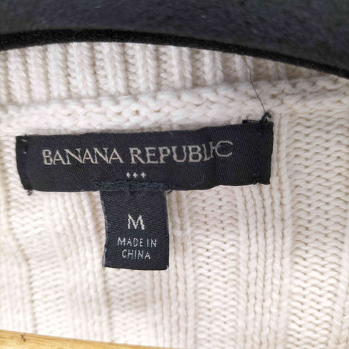 バナナリパブリック BANANA REPUBLIC クルーネック コットン ニット メンズ JPN:M