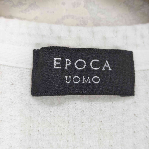 エポカウォモ Epoca uomo Vネックラメカットソー メンズ EUR:46