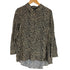 ザラ ZARA trf collection レオパード柄 長袖レーヨンシャツ レディース import:M