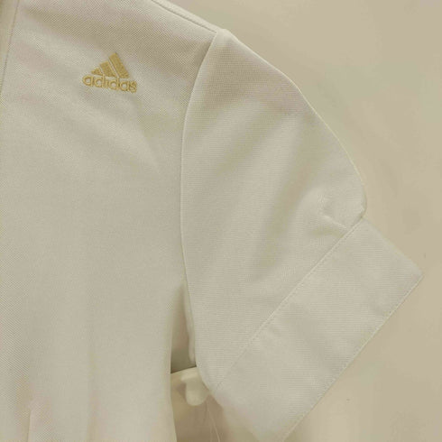 アディダス adidas ワンポイントロゴ刺繍ポロシャツ レディース import:S