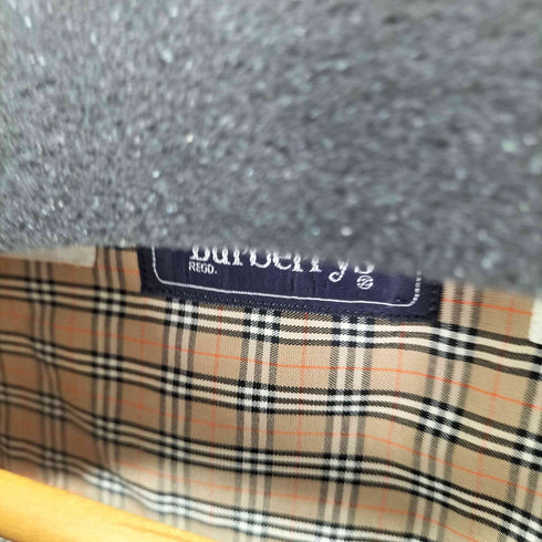 バーバリーズ BURBERRYS ノバチェック 刺繍L/SBDシャツ ホースロゴ メンズ JPN:M
