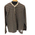 エディーバウアー Eddie Bauer ボーダーノーカラーラガーシャツ メンズ JPN:L