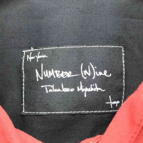 N NUMBER アシンメトリー 変形 シャツ メンズ JPN:3