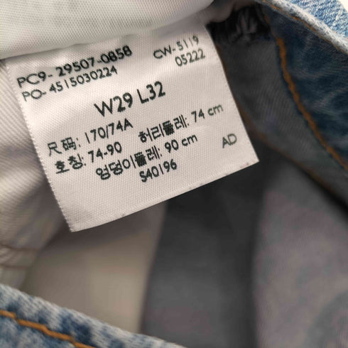 リーバイス Levis ボタン裏5222 502 ストレートデニムパンツ メンズ W29 L32