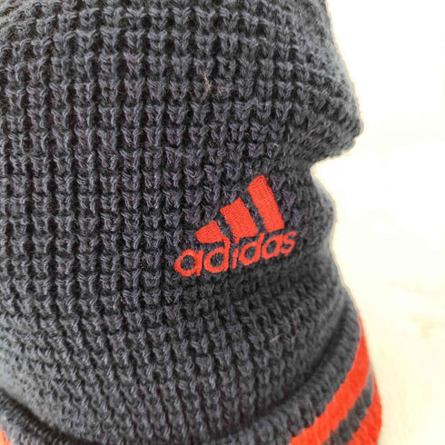 アディダス adidas パフォーマンスロゴワッチビーニー ボーダー メンズ FREE