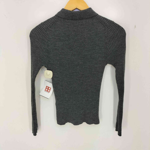 ユニクロ UNIQLO 24AW メリノリブポロカーディガン レディース JPN:M