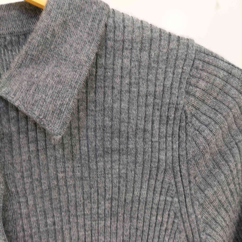 ユニクロ UNIQLO 24AW メリノリブポロカーディガン レディース JPN:M
