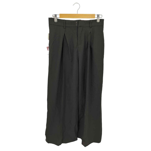 ミームセレクト me+em select ダブルタック ヘビーワイド スラックスパンツ レディース JPN:XL