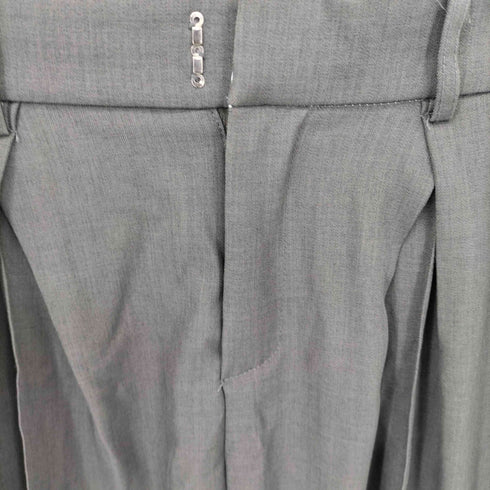 ミームセレクト me+em select ダブルタック ヘビーワイド スラックスパンツ レディース JPN:XL