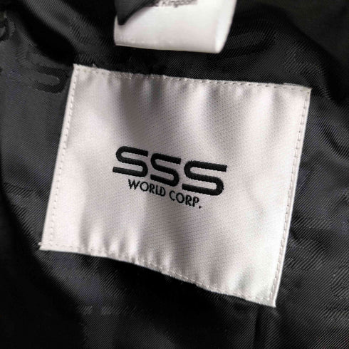SSS WORLD CORP レオパード柄ロングコート メンズ JPN:48