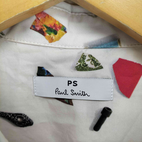 ピーエスポールスミス PS Paul Smith 総柄プリント 半袖シャツ レディース 46L