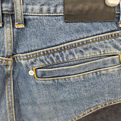 ジョンローレンスサリバン JOHN LAWRENCE SULLIVAN 19AW デニム切替 スキニーパンツ メンズ JPN:44