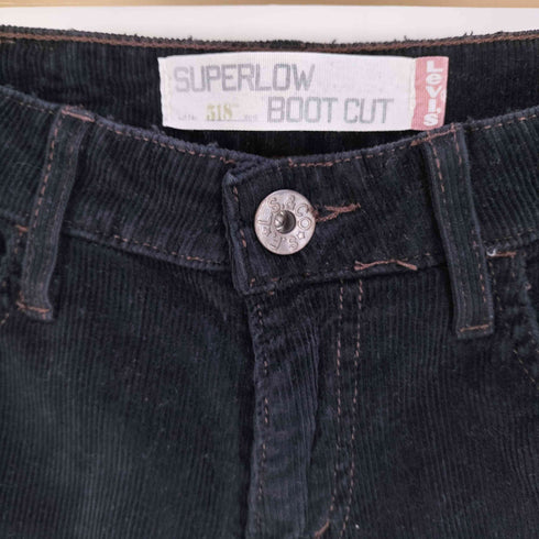リーバイス Levis 518 SUPERLOW BOOT CUT コーデュロイ ブーツカット フレアパンツ レディース 5M