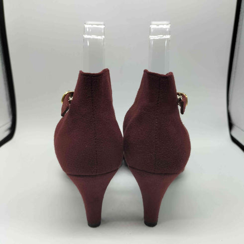 ラウナレア Launa lea ポインテッドトゥ スウェード パンプス レディース JPN:23.5