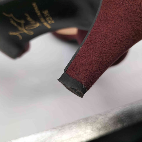 ラウナレア Launa lea ポインテッドトゥ スウェード パンプス レディース JPN:23.5