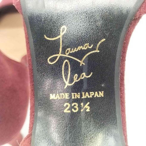 ラウナレア Launa lea ポインテッドトゥ スウェード パンプス レディース JPN:23.5
