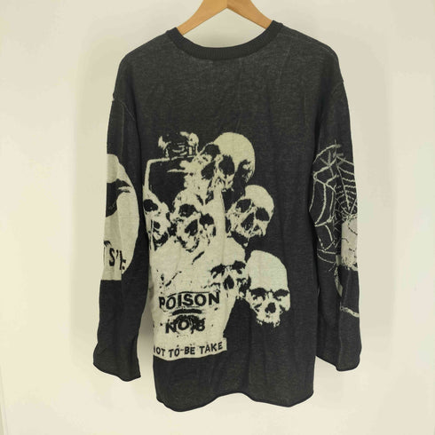 サイトバイヨウジヤマモト syte by Yohji Yamamoto 18AW Skull hat Knit ウール アクリル ニット メンズ JPN:3