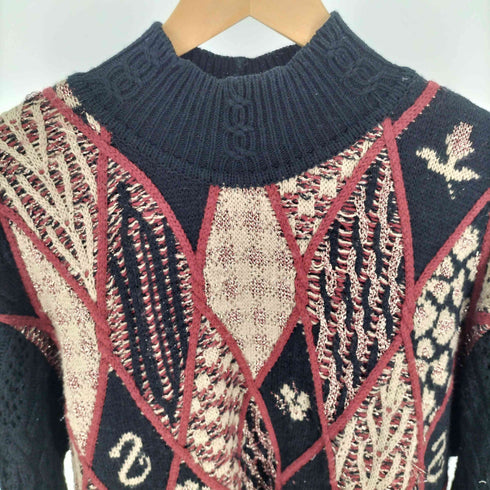 キディル KIDILL rurumu 20AW sacredness garden mix pattern knit pullover レディース FREE