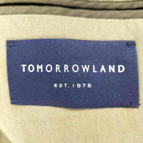 トゥモローランド TOMORROWLAND ストレッチリネン シングルブレステッド2Bジャケット メンズ JPN:48