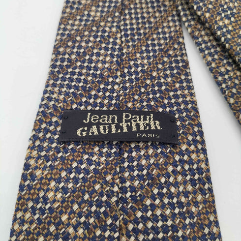 ジャンポールゴルチエ Jean Paul GAULTIER 総柄 総シルク ネクタイ メンズ