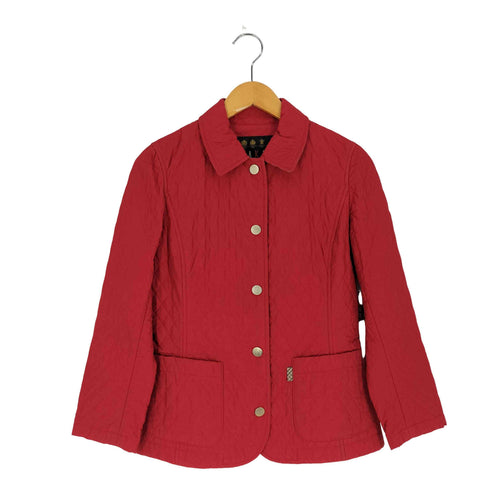 ダックスロンドン DAKS LONDON QUILTED JACKET 裏地チェック キルティングジャケット レディース UK:8