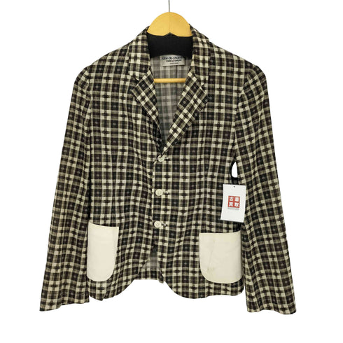 ローブドシャンブルコムデギャルソン robe de chambre COMME des GARCONS AD1999 雪柄 ジャケット 90S レディース