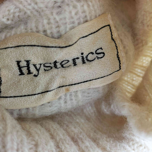 ヒステリックス HYSTERICS 初期 タートルネック ドッキング アシンメトリー ニット レディース FREE