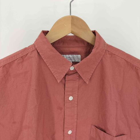 ビーミングバイビームス B:MING by BEAMS 23AW コットンタイプライター レギュラーカラー シャツ メンズ JPN:M