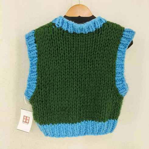 V Neck Sheep Crop Sweater Vest レディース