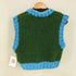 V Neck Sheep Crop Sweater Vest レディース