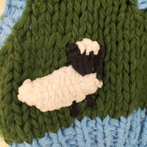 V Neck Sheep Crop Sweater Vest レディース
