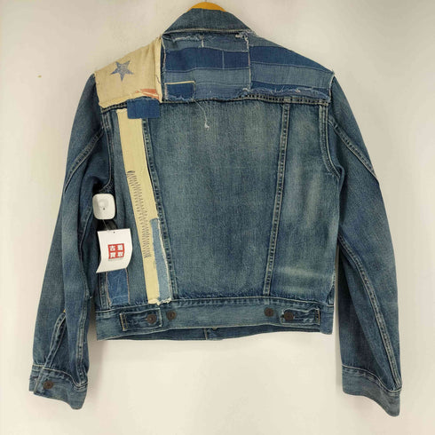 ポロラルフローレン POLO RALPH LAUREN 90S パッチワーク デニムジャケット メンズ JPN:M